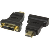 LogiLink hdmi Stecker - dvi-d 24+1 kupplung Adapter, schwarz