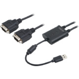 LogiLink usb 2.0 - 2 x RS232 Adapterkabel