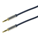 LogiLink Audiokabel, 2 x 3,5 mm Klinkenstecker, 1,5 m