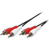 LogiLink Audiokabel, 2x cinchstecker - 2x Cinchstecker, 2,5m