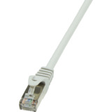 LogiLink Patchkabel, Kat. 5e, F/UTP, 0,5 m, grau