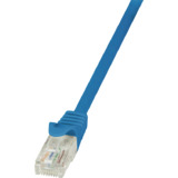 LogiLink patchkabel EconLine, Kat. 6, U/UTP, 0,5 m, blau