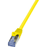 LogiLink Patchkabel, Kat. 6A, S/FTP, 0,25 m, gelb