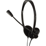LogiLink headset Deluxe, mit Mikrofon, schwarz