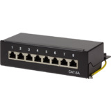 LogiLink desktop Patch panel Kat. 6A, 8-Ports, schwarz