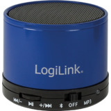 LogiLink bluetooth Lautsprecher mit MP3-Player, hellblau