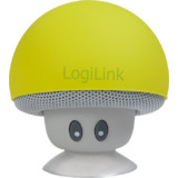 LogiLink bluetooth Lautsprecher "Mushroom", gelb