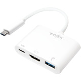 LogiLink multiport Adapter, usb-c - HDMI, wei