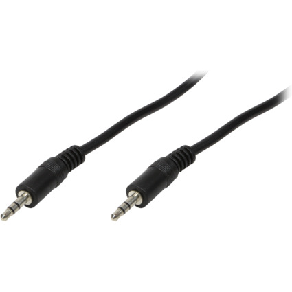 LogiLink Audiokabel, 2 x 3,5 mm Klinkenstecker, 5 m