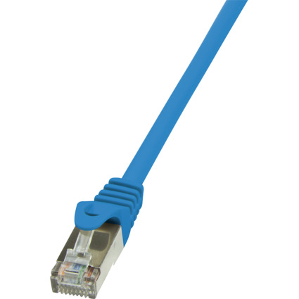 LogiLink Patchkabel, Kat. 5e, F/UTP, 1,0 m, blau