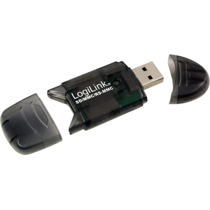 LogiLink USB 2.0 Mini Card Reader fr SD/MMC, anthrazit