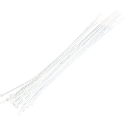 LogiLink Kabelbinder, 500 x 4,4 mm, Nylon, wei
