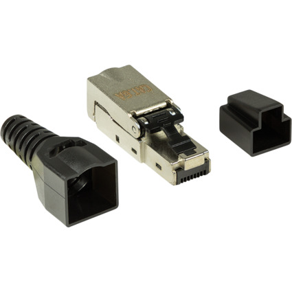 LogiLink RJ45-Steckverbinder Kat.6A, T568A, geschirmt