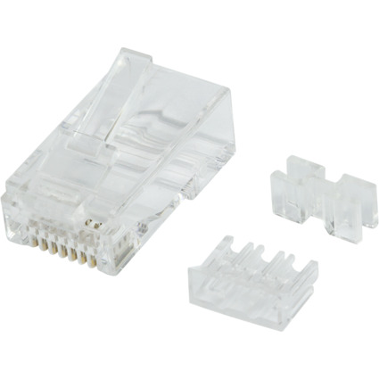 LogiLink Modularer RJ45-Steckverbinder Kat.6A, ungeschirmt