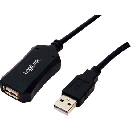 LogiLink USB 2.0 Aktives Verlngerungskabel, 5,0 m