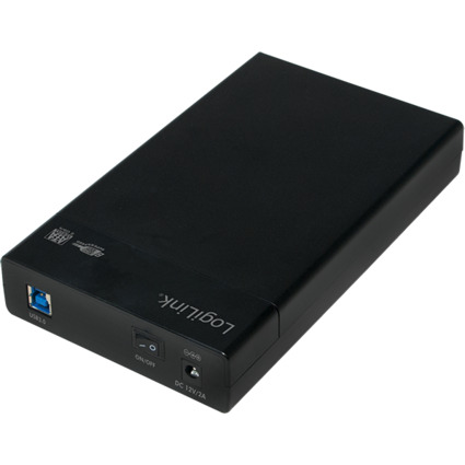 LogiLink 3,5" SATA Festplatten-Gehuse, USB 3.0, schwarz