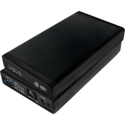 LogiLink 3,5" SATA Festplatten-Gehuse, USB 3.0, schwarz