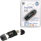 LogiLink USB 2.0 Mini Card Reader fr SD/MMC, anthrazit