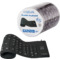 LogiLink Flexible Silikon-Tastatur, kabelgebunden, schwarz