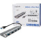 LogiLink USB 3.0 Hub, 4-Port, Aluminiumgehuse, grau