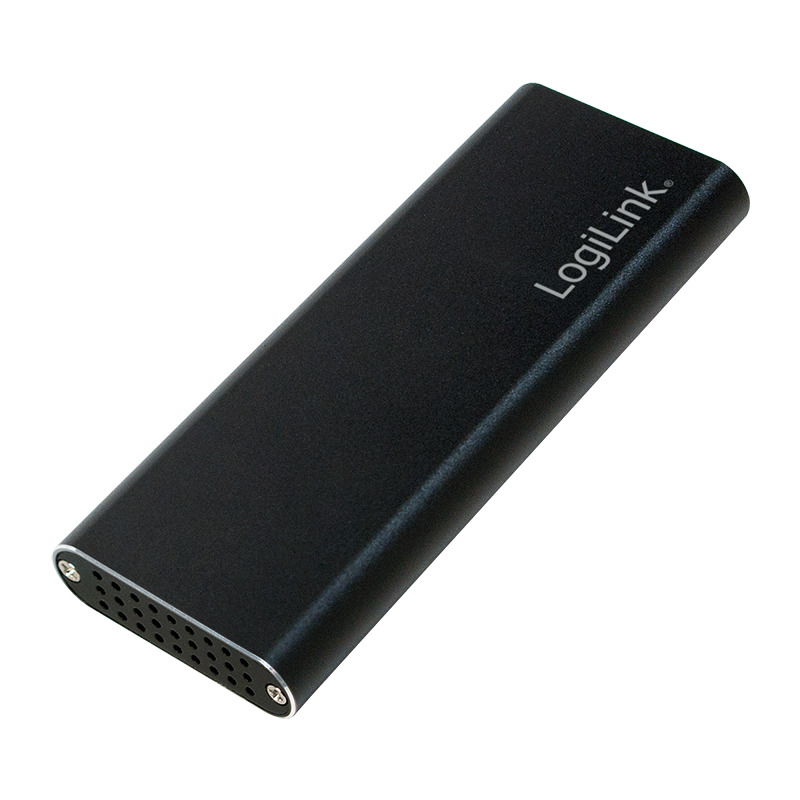 LogiLink M.2 SATA FestplattenGehäuse, USB 3.1, schwarz UA0314 bei www.officeb2b.ch günstig kaufen
