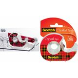 Scotch klebefilm Crystal clear 600, caddy Pack