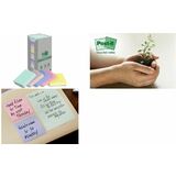 Post-it haftnotizen Recycling Notes, 127 x 76 mm, farbig