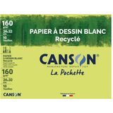 CANSON zeichenpapier Recycling, wei, 240 x 320 mm, 160 g/qm