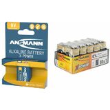 ANSMANN alkaline Batterie "X-Power",9V E-Block, 10er Display
