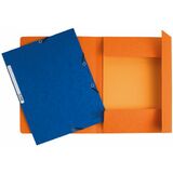 EXACOMPTA Eckspannermappe, din A4, aus Karton, orange