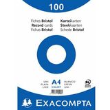 EXACOMPTA Karteikarten, din A4, kariert, rosa