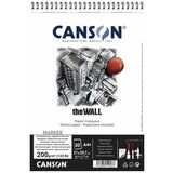CANSON zeichenpapier-spiralblock "The WALL", A3, 200 g/qm