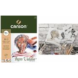 CANSON zeichenpapierblock "Ingres Vidalon", 240 x 320 mm