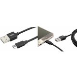 ANSMANN daten- & Ladekabel, usb-a - micro USB-B, 2.000 mm