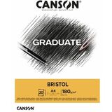 CANSON studienblock GRADUATE BRISTOL, din A3
