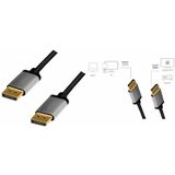 LogiLink displayport 1.2 Kabel, stecker - Stecker, 1,0 m