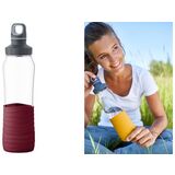 emsa glas-trinflasche Drink2Go, 0,7 Liter, rosa