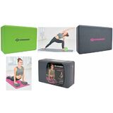 SCHILDKRT yoga Block, 200 g, grau/pink