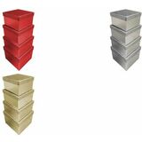 Clairefontaine geschenkboxen-set "Glitter gold", 4-teilig