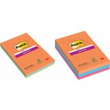 Post-it haftnotizen Super sticky Notes, 101 x 152mm, liniert