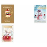 SUSY card Weihnachtskarte "Snowman"