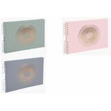 EXACOMPTA foto-spiralalbum Ellipse, 320 x 220 mm, rosa