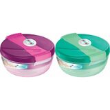 Maped picnik Lunchbox ORIGINS, rund, 1,4 l, blau/trkis