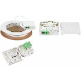 LogiLink ftth Spleibox, 2x LCD/APC, 20 m Verlegekabel, wei