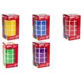 APLI kids Sticker creative "Quadrat", auf Rolle, blau
