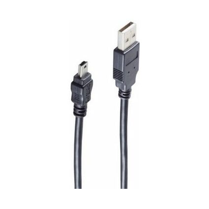 shiverpeaks BASIC-S USB 2.0 Mini Kabel, USB-A - 5 Pol USB-B