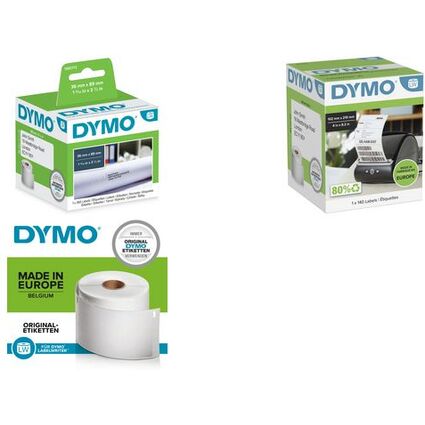 DYMO LabelWriter-Adress-Etiketten, 89 x 36 mm, wei