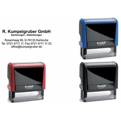 trodat Textstempelautomat Printy 4915 4.0, 7-zeilig, schwarz