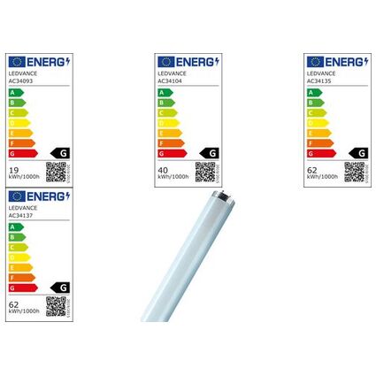 LEDVANCE Leuchtstoffrhre LUMILUX T8, 58 Watt, G13 (865)