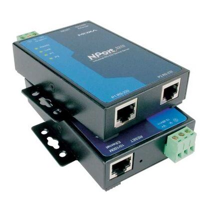 MOXA Serial Device Server, 2 Port, RS-232 und RS-422/485